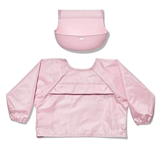 Sleeved Roll-Up Bib - Blossom